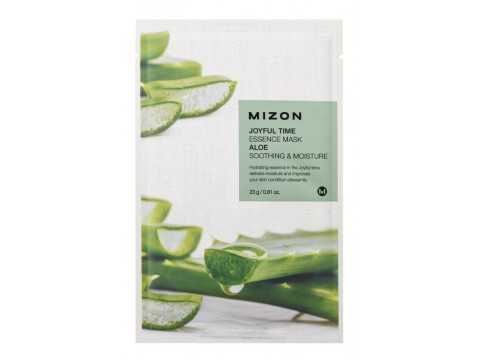 Mizon veido kaukė Joyful Time Essence Mask Aloe su alaviju 23g Mizon veido kaukė Joyful Time Essence Mask Aloe su alaviju 23g